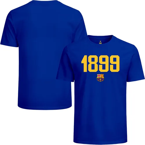 Miniatura 3 de Icon Sports Officially Licensed FC Barcelona Cotton T-Shirt - Unisex Adult azul