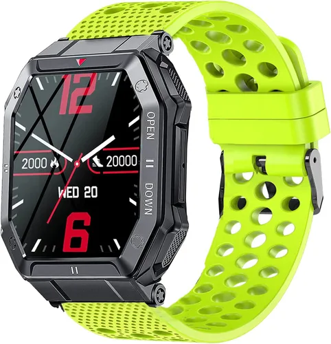 Miniatura 10 de Compatible con EIGIIS K55 Smartwatch Bandas, silicona de repuesto correa deportiva con hebilla de metal compatible con KOSPET TANK T1 PRO/EIGIIS K22
