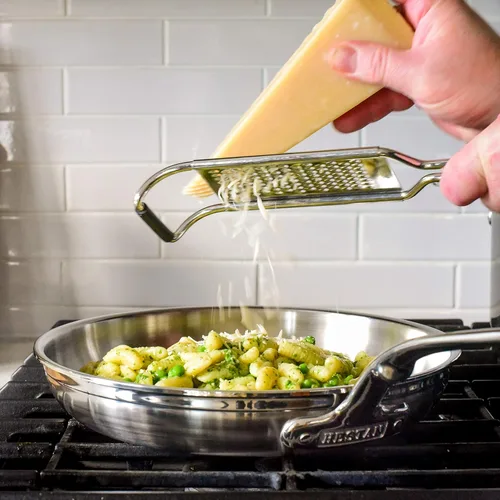 Miniatura 5 de Hestan ProBond Forged - Sartén para freír de acero inoxidable profesional con recubrimiento, de 12.5 pulgadas, compatible con inducción