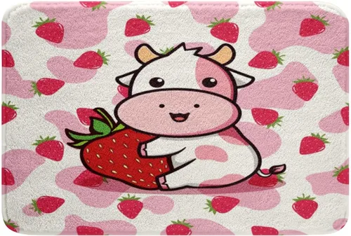Miniatura 19 de Feelyou Tapete de baño con estampado floral de rosas 3D, antideslizante, tapete absorbente para baño, bañera, ultrasuave, lavable a máquina, 16 x 24