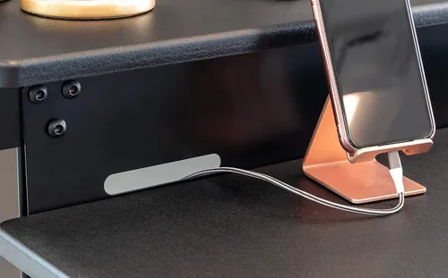 Miniatura 7 de DESK STORE - Escritorio para computadora ajustable para estar sentado o parado
