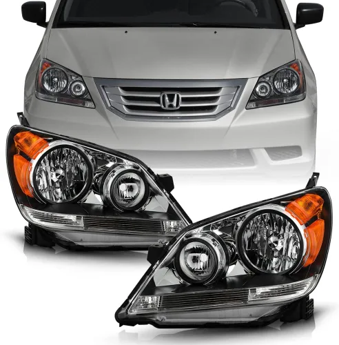 ACANII - Para faros delanteros Honda Odyssey 2008 2009 2010 [estilo de fábrica] Faros de repuesto para el lado del conductor y del pasajero