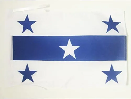Miniatura 752 de Bandera de México AZ FLAG, 45.7 x 30.5 cm, con cordones - Pequeñas banderas mexicanas de 30 x 45 cm - Bandera de 45.7 x 30.5 cm