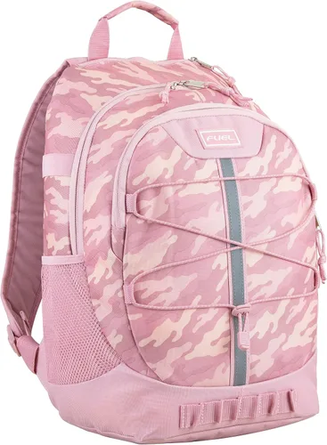 Miniatura 16 de FUEL Mochila de senderismo para mujeres y hombres, Terra Sport, viajes, universidad, gimnasio, trabajo con funda para laptop, Bungee, 18 pulgadas