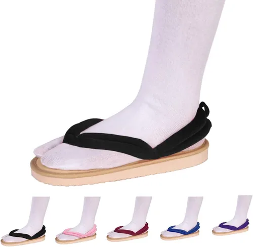 Miniatura 2 de UZAIN Anime Cosplay Clog Shoes Cosplay Sandal Prop Oshitari with Socks