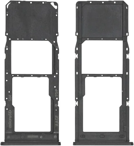 Miniatura 2 de Reemplazo de soporte de ranura Sim dual negro para Samsung Galaxy A13 5G SM-A136U+Pin de expulsión (para todos los portadores)