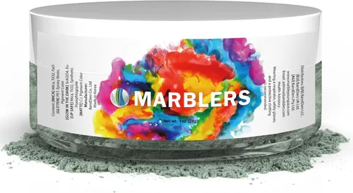 Miniatura 99 de MARBLERS - Polvo de mica de grado cosmético, nacarado, no tóxico, vegano, libre de crueldad, sombra de ojos, esmalte de uñas, arte de uñas, [Gris]