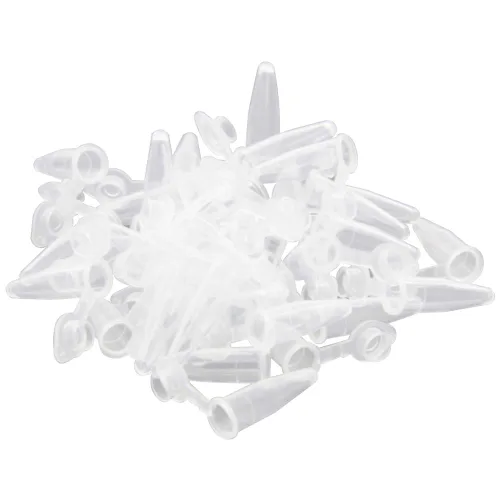 Othmro Tubos de ensayo de centrífuga cónica de 0.0 fl oz con tapa a presión, 1000 piezas, contenedor de prueba de laboratorio Tubo de ensayo de vial
