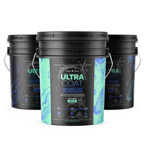 Miniatura 8 de Sistema de revestimiento epoxi industrial de bajo contenido de COV ULTRACOAT Spartan Epoxies de Fierce Brands para pisos, opciones metálicas