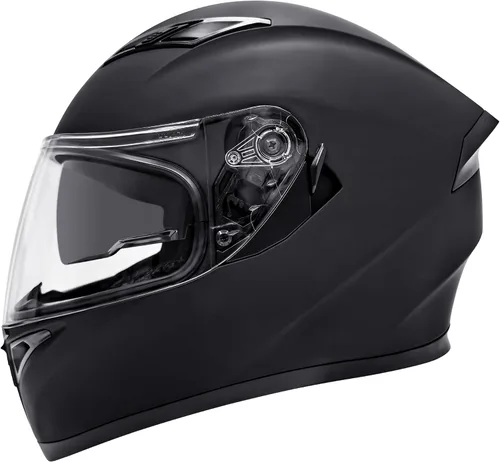 Cascos de motocicleta de cara completa para adultos, doble visión, moto de calle, carreras, motocicleta ADV, ciclomotor, casco para hombres y Negro