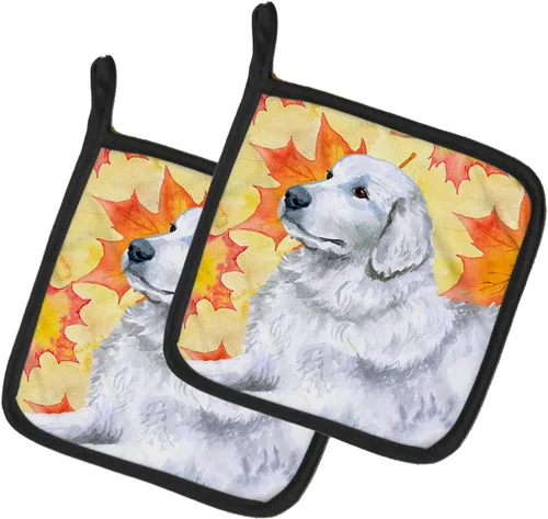 Miniatura 188 de Caroline's Treasures BB9655PTHD - Juego de soportes para ollas de cocina resistentes al calor, almohadillas calientes para horno, 7 1/2 x 7 1/2