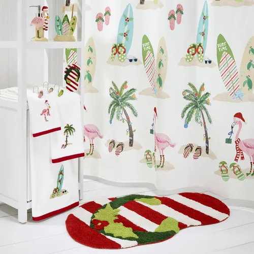 Miniatura 3 de Avanti Linens - Toalla de baño, algodón suave y absorbente (colección Flamingo Jingle)