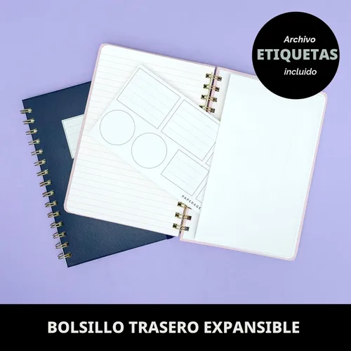 Miniatura 5 de PAPERAGE - Libreta de rayas con espiral, (color rosa), 160 páginas, diario de tapa dura para mujeres y hombres, tamaño mediano de 5.5 x 8 pulgadas