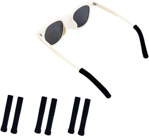 Miniatura 7 de DECKER Antideslizante Gafas Elásticas Temple Tips 3 Pares de Tejer Gafas Suave Cojín de Oído Puños Puntas de Gafas Manga de Oído Calcetín