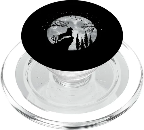 Miniatura 8 de American Bully Full Moon At Night - Perros American Bully PopSockets intercambiables PopGrip