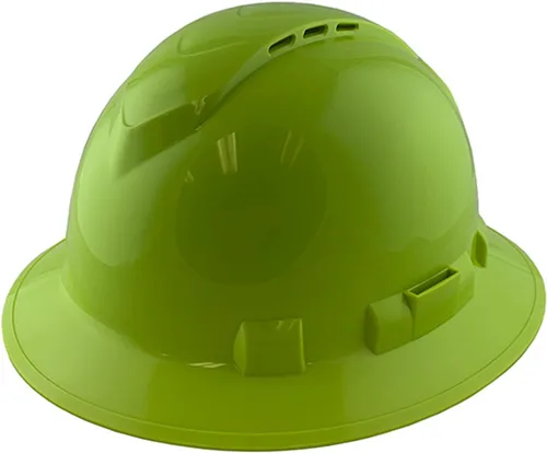 Miniatura 17 de Texas America Safety Company Casco duro RIDGELINE de ala completa con ajuste de perilla de 6 puntos y bolsa Azul ventilado