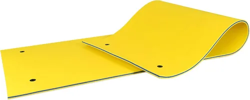 Miniatura 8 de GLACER Alfombrilla de agua flotante, almohadilla de agua flotante, espuma XPE resistente al desgarro, almohadilla flotante grande de 18 x 6 pies