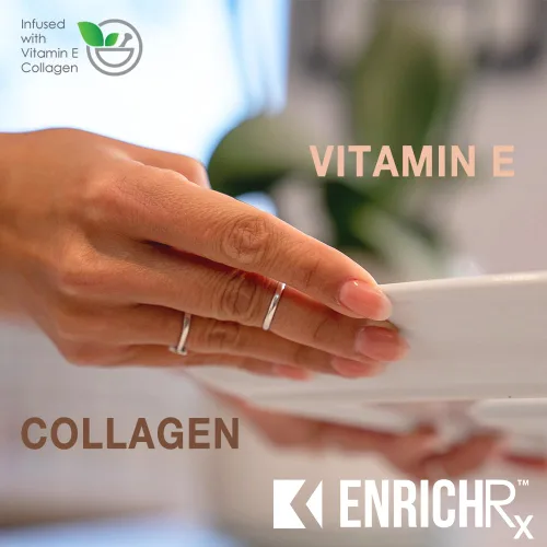 Miniatura 8 de KUPA EnrichRx Gel constructor, melocotón perfecto, vitamina E y colágeno infundido, cepillo de gel de remojo UV/LED en uñas naturales, 0.57 onzas