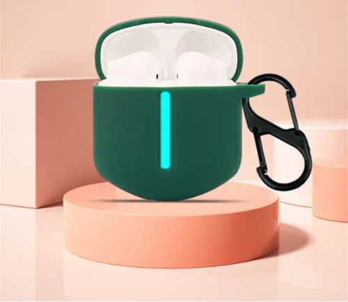 Miniatura 8 de DAYJOY - Juego de 2 fundas protectoras de silicona suave compatibles con auriculares Edifier Hecate GT2, funda protectora con mosquetón