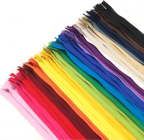 Miniatura 15 de 20 piezas de cremallera invisible de nailon, para coser para prendas hechas a mano/bolsos/textiles para el hogar, especial para costurero