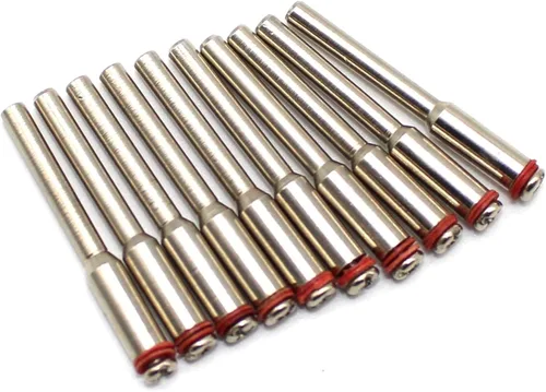 TMAX Mandril de tornillo de rueda de corte de 0.079 in (5/64 pulgadas), soporte de vástago de 1/8 pulgadas para herramientas rotativas Dremel