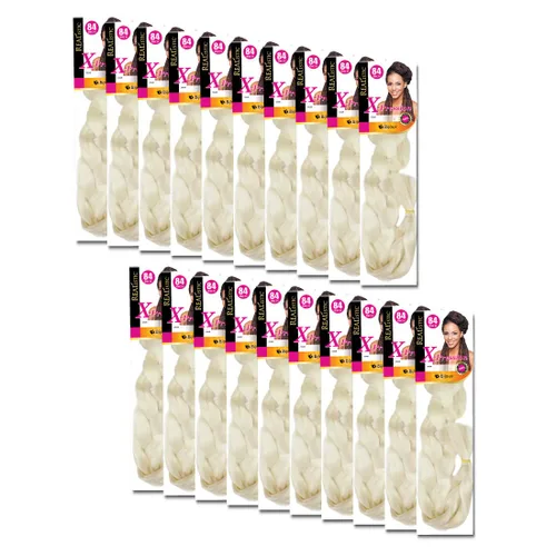 Miniatura 52 de Realistic Trenza original X-Pression 84 pulgadas 100% Kanekalon (paquete de 3, 1) M-61XPRES84
