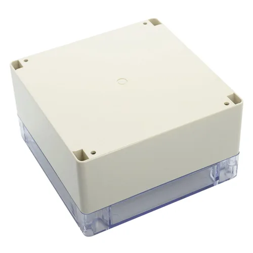 Miniatura 3 de LeMotech Caja de conexiones de plástico ABS a prueba de polvo, impermeable, IP65, caja de recinto eléctrico universal para proyectos, color gris