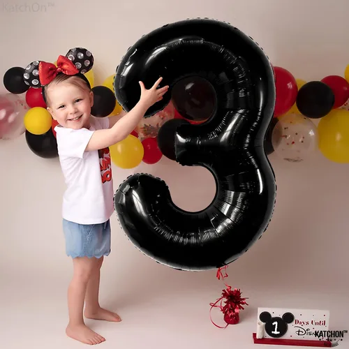 Miniatura 713 de KatchOn, Globo grande azul número 2 de 40 pulgadas Decoraciones de cumpleaños de Baby Shark para niño de 2 años Globo azul número 2 Globo