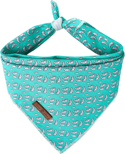 Miniatura 39 de lionet paws Bandana de conejo de Pascua para perros pequeños, medianos y grandes, pañuelo triangular para perros y gatos, bufanda para niñas y niños