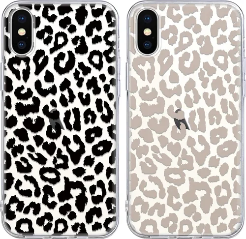 Miniatura 58 de Paquete de 2 Fundas de Teléfono Bonitas con Estampado de Guepardo para Apple iPhone 13 Pro Max de 6.7 Pulgadas, Fundas de Diseño