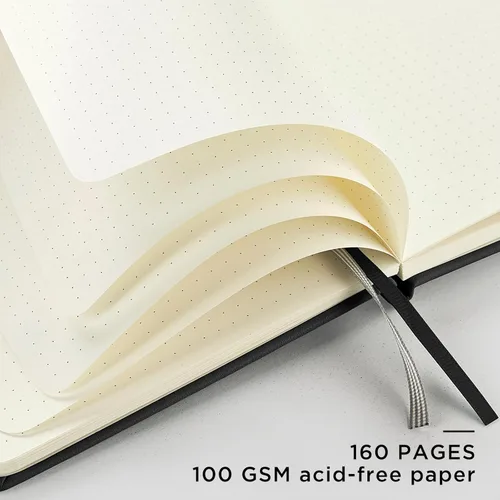 Miniatura 4 de ⩓ Per Se Cuaderno de Diario con Líneas (3 Paquetes), 160 Páginas Papel Grueso 100GSM, A5 Tapa Dura Cuadernos con Rayas Universitarias para Escribir