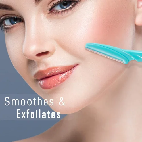 Miniatura 5 de Boao 24 cuchillas de dermaplaning para la cara, maquinilla de afeitar de cejas, maquinilla de afeitar facial para mujeres, maquinilla de afeitar