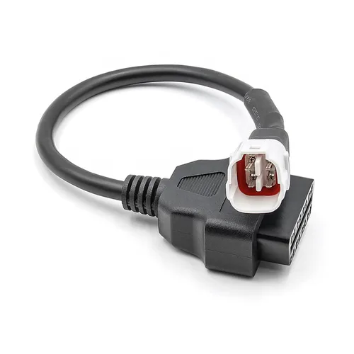 Miniatura 5 de Cable adaptador OBD2, escáner de diagnóstico para motocicleta, adaptador de diagnóstico OBD de 4 pines a lector de código de falla OBD2, escáner