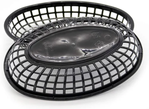 Miniatura 7 de Combo de cesta de comida rápida de estilo retro (12 unidades) y forro a cuadros (100 unidades). La cesta de comida rápida es apta para lavavajillas.