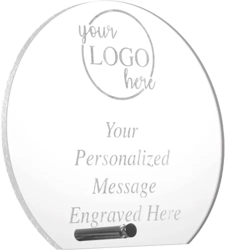 Miniatura 27 de Premios acrílicos económicos personalizados ofrecidos en una variedad de formas y tamaños, incluye texto ilimitado y su logotipo