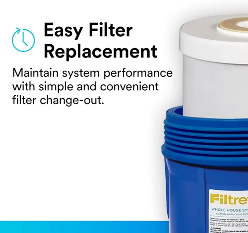 Miniatura 6 de Filtrete Filtro de agua para toda la casa de carbón activado granulado de gran capacidad 4WH-HDGAC-F01. para uso con sistema 3WH-HD-S01