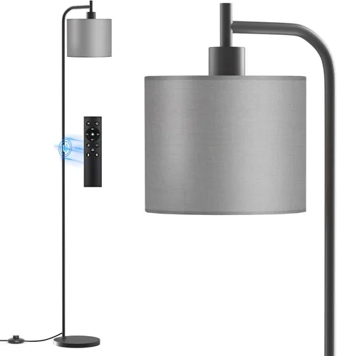 Miniatura 10 de SIBRILLE Lámpara de pie con pantalla de lino, lámpara de pie alta regulable con control remoto y 3 temperaturas de color, modernas lámparas de pie