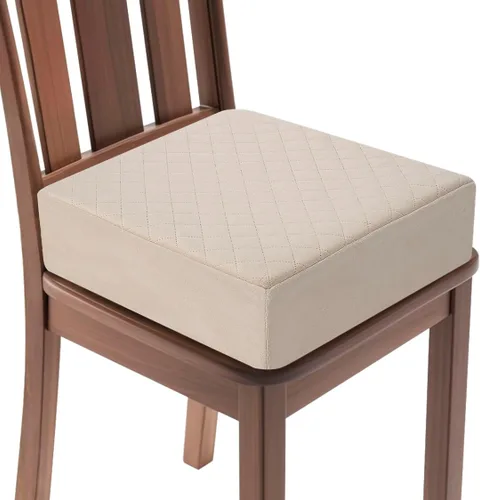 Miniatura 24 de Cojín elevado para adultos, 16 x 16 x 4.5 pulgadas, cojín de asiento de firmeza media para el hogar, oficina, silla de ruedas, automóvil, funda