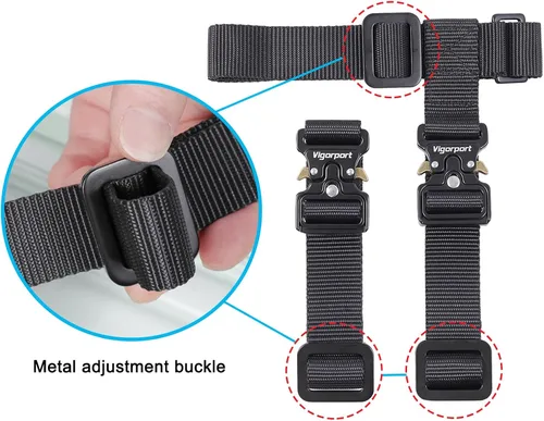 Miniatura 4 de Vigorport Correas de equipaje, correas de conector de equipaje para maletas, añade una bolsa y conecta tus 2 maletas juntas, accesorios de fijación