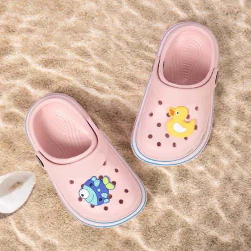 Miniatura 5 de Casazoe Zuecos de agua para niños y niñas pequeños, sandalias de agua sin cordones, ligeras, para exteriores, verano, playa, piscina