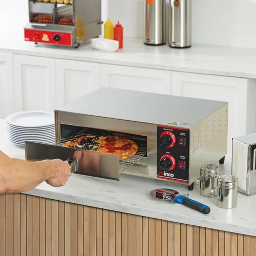 Miniatura 6 de Winco Horno eléctrico de pizza de grado comercial EPO-1