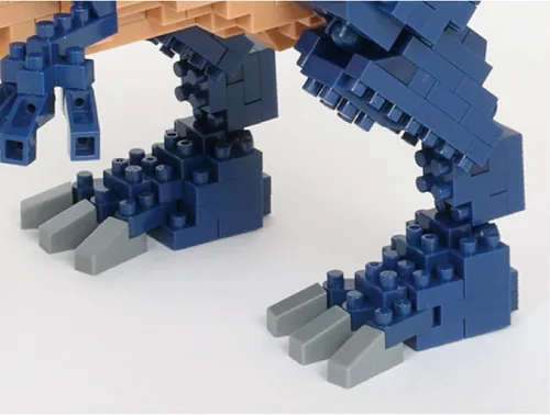 Miniatura 11 de nanoblock - Dinosaurs - Dinosaurio Deluxe Edition Giganotosaurus, kit de construcción de la serie Advanced Hobby