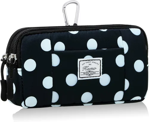 Miniatura 7 de KAMO Funda multiusos de lona horizontal para smartphone, funda para teléfono celular con asa para cinturón, bolsas de cinturón para mujeres, funda