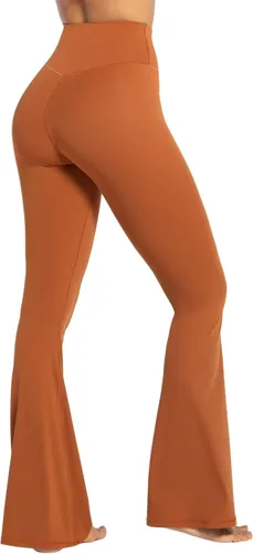 Miniatura 7 de Sunzel Womens Flare Leggings with Tummy Control Crossover Waist and Wide Leg