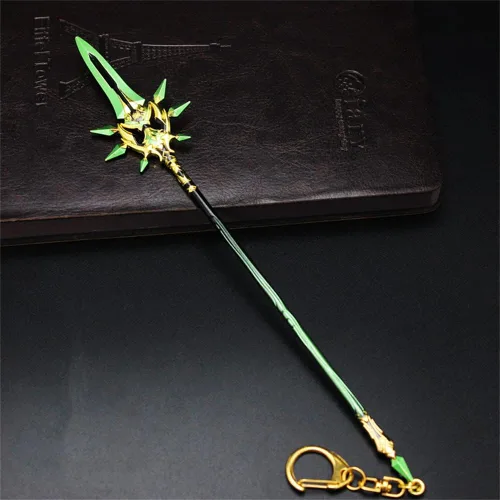 Miniatura 4 de Yoimiya - Llavero con diseño de armas de pulso diseño de juego de impacto Genshin aleación decoración de cosplay coleccionables accesorios de regalo