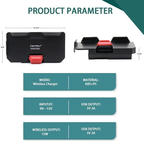 Miniatura 4 de El nuevo GPS teléfono móvil motocicleta navegación soporte soporte de carga inalámbrica con dos puertos USB para R1200GS/ADV F800GS ADV F700GS/ADV