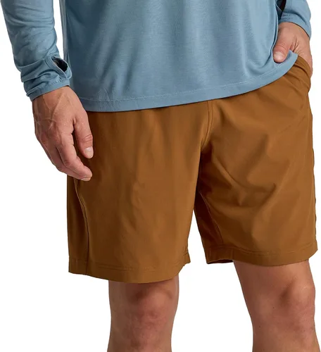 Miniatura 7 de Free Fly Pantalones cortos Breeze para hombre, entrepierna de 8 pulgadas, de secado rápido, ligeros, con protección solar UPF 50+