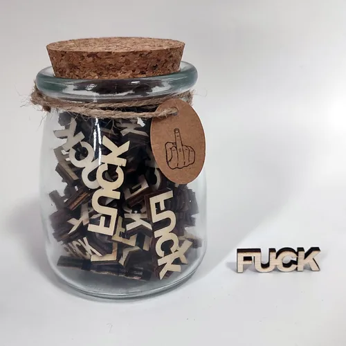 Miniatura 5 de Fuc ks to Give Jar - Regala un regalo de broma en una botella para cumpleaños, Navidad, ocasiones divertidas, amigo o aniversario (7 onzas)