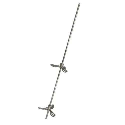 Cosmostar Mezclador de pintura de 55 galones con cuchillas de mezcla de acero inoxidable expandibles y varilla de eje de 0.47 pulgadas, ideal para
