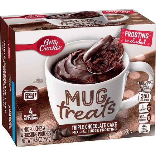 Miniatura 25 de Betty Crocker Delights Mezcla de pastel de chocolate alemán súper húmedo, 13.25 onzas (paquete de 12)